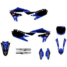 Ninetwo Decals Yamaha YZ250F 19-23 YZ450F 18-22 Blue Black w/ Black BGS Graphics Kit