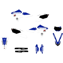 Ninetwo Decals Yamaha WR250F 15-19 WR450F 16-18 White Blue w/ Black BGS Graphics Kit