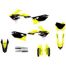 Ninetwo Decals Suzuki RMZ250 19-27 450 18-27 Yellow Black w/ Black BGS Graphics Kit