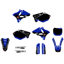 Ninetwo Decals Yamaha YZ125-250 02-04 Blue Black w/ Black BGS Graphics Kit