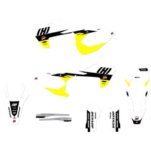 Ninetwo Decals Husqvarna FE/TE 125-450 17-19 Black Yellow w/ White BGS Graphics Kit