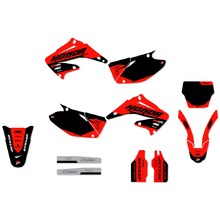 Ninetwo Decals Honda CR125-250 04-07 Red Black w/ Black BGS Graphics Kit