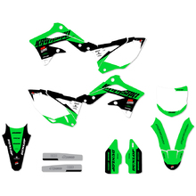 Ninetwo Decals Kawasaki KX450F 2012 Green Black w/ White BGS Graphics Kit