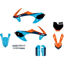 Ninetwo Decals KTM 50SX 16-21 Blue Orange w/ Black BGS Graphics Kit