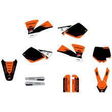 Ninetwo Decals KTM 65SX 02-08 Black Orange w/ Black BGS Graphics Kit
