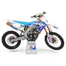 Ninetwo Decals Suzuki RM125-250 01-10 Blue White w/ White BGS Graphics Kit