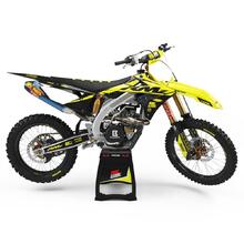 Ninetwo Decals Suzuki RMZ250 19-27 450 18-27 Yellow Black w/ White BGS Graphics Kit