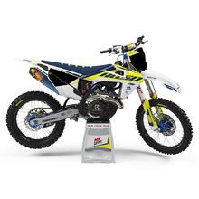 Ninetwo Decals Husqvarna TC50 17-21 Blue White w/ Black BGS Graphics Kit