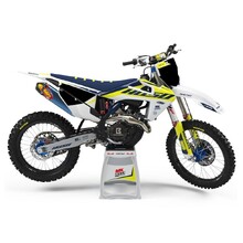 Ninetwo Decals Husqvarna TC50 24-27 Blue White w/ Black BGS Graphics Kits