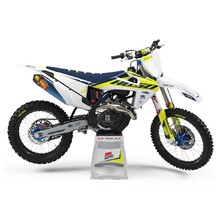 Ninetwo Decals Husqvarna TC50 24-27 Blue White w/ White BGS Graphics Kits