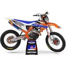 Ninetwo Decals KTM 125-450SX/SX-F 13-15 Orange White w/ Black BGS Graphics Kit