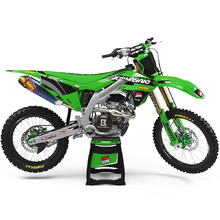 Ninetwo Decals Kawasaki KX250F 09-12 Green w/ Black BGS Graphics Kit