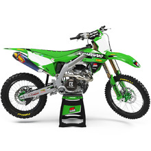 Ninetwo Decals Kawasaki KX450F 2012 Green w/ White BGS Graphics Kit