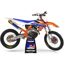 Ninetwo Decals KTM 125-525EXC/EXC-F 2004 Orange White w/ White BGS Graphics Kit