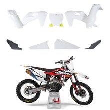 Ninetwo Decals Husqvarna FC/TC 125-450 19-22 White Red w/ Black BGS Graphics Kit & Racetech OEM Plastics Kit