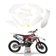 Ninetwo Decals Husqvarna FC/TC 125-450 19-22 White Red w/ Black BGS Graphics Kit & Racetech OEM Plastics Kit