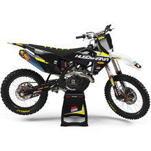 Ninetwo Decals Husqvarna TC50 17-22 White Black w/ Black BGS Graphics Kit