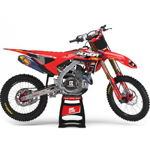 Ninetwo Decals Honda CRF110 19-27 Red w/ Black BGS Graphics Kit