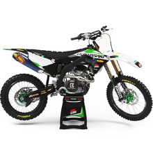 Ninetwo Decals Kawasaki KX125/250 99-02 White Black w/ White BGS Graphics Kit