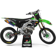 Ninetwo Decals Kawasaki KX250F 2025 KX450F 24-25 Green Black w/ Black BGS Graphics Kits