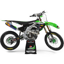 Ninetwo Decals Kawasaki KX250F 2025 KX450F 24-25 Green Black w/ White BGS Graphics Kits