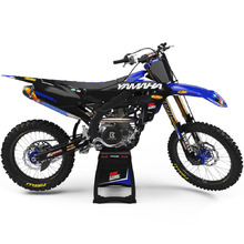 Ninetwo Decals Yamaha YZ250-450F 06-09 Blue Black w/ Black BGS Graphics Kit