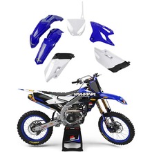 Ninetwo Decals Yamaha YZ85 15-21 Blue White w/ Black BGS Graphics Kit & UFO OEM Plastics Kit