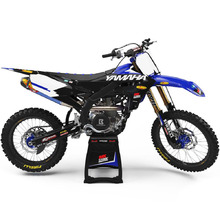 Ninetwo Decals Yamaha WR450F 12-15 Blue Black w/ White BGS Graphics Kit