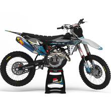 Ninetwo Decals GAS GAS MC50 21-23 Teal Grey w/ Black BGS Leopard Graphics Kit