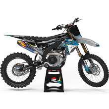 Ninetwo Decals Yamaha TTR125 08-20 Teal Grey w/ Black BGS Leopard Graphics Kit