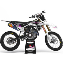 Ninetwo Decals Honda CRF250R 08-09 Pink Purple w/ Black BGS Leopard Graphics Kit