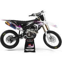 Ninetwo Decals Kawasaki KLX450R 07-24 Pink Purple w/ Black BGS Leopard Graphics Kit