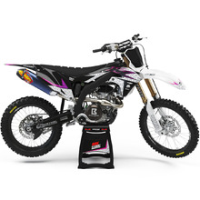Ninetwo Decals Kawasaki KX450F 06-08 Pink Purple w/ Black BGS Leopard Graphics Kit