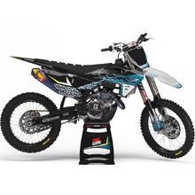 Ninetwo Decals Husqvarna TC85 15-17 Teal Grey w/ Black BGS Leopard Graphics Kit