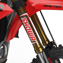 Ninetwo Decals SHOWA Factory Style Red/White/Clear Fork Decals