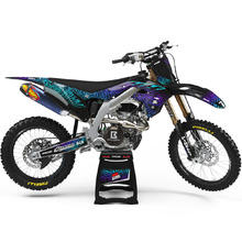 Ninetwo Decals Kawasaki KX250F 2025 KX450F 24-25 Black Zebra Graphics Kits
