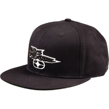 No Fear Logo Black Snapback