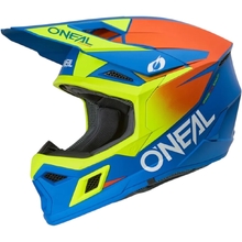Oneal 2027 3 Series Solid Blue/Neon Yellow Helmet