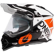 Oneal 2027 Sierra 2 Black/Orange Adventure Helmet