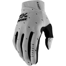 100% Percent Ridefit Slasher Silver Gloves
