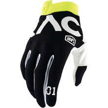 100% Percent iTrack Racr Black Gloves