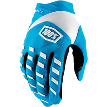 100% Percent Airmatic Blue Gloves