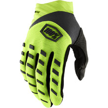 100% Percent Airmatic Flo Yellow/Black Gloves