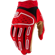 100% Percent Airmatic Red/Black Gloves