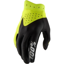 100% Percent I-Track Black/Fluro Yellow Gloves