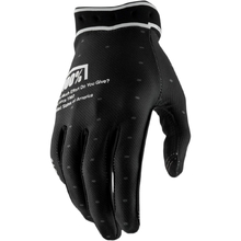 100% Percent Ridefit Black Gloves
