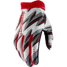 100% Percent Ridefit Red Gloves