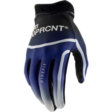 100% Percent Ridefit Blue Goves