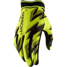 100% Percent Ridefit Fluro Yellow/Black Gloves