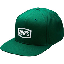 100% Percent Icon Forest Green Snapback Hat